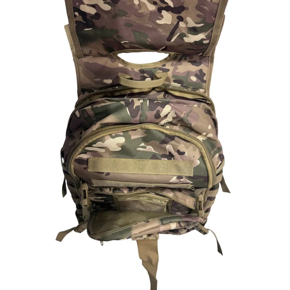 Tactical MOLLE Assault Backpack Rucksack MultiCam Military Camo 3-Day Pack